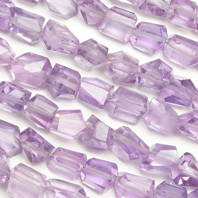 ブラジル産 アメジスト ナゲットカット 5～7mm▽ アメシスト 紫水晶 Amethyst 2月の誕生石 タンブル 連売り 天然石 ビーズ パワーストーン パーツ アクセサリー 素材 材料