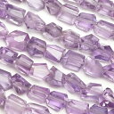 ブラジル産 アメジスト ナゲットカット 5〜7mm【1連販売】▽ アメシスト 紫水晶 Amethyst 2月の誕生石 タンブル 連売り 天然石 ビーズ パワース...