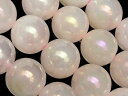 フラッシュローズクォーツ 丸玉 12mm▽ 紅水晶 バラ石英 Rose quartz 10月の誕生石 ラウンド 丸ビーズ 連売り 天然石 ビーズ パワーストーン パーツ アクセサリー 素材 材料