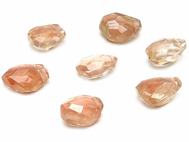 オレゴンサンストーン ナゲットカット 8mm▽ ヘリオライト 日長石 Sunstone タンブル 粒売り 天然石 ビーズ パワーストーン パーツ アクセサリー 素材 材料