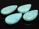 【粒販売】ラリマー ペアシェイプ 28〜30mm【1粒販売】▽ ペクトライト ラリマール ドルフィンストーン Larimar しずく 雫 粒売り 天然石 ビーズ...