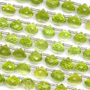 ペリドット オニオンカット 4〜5mm【1連販売】▽ ペリドート イブニングエメラルド オリビン 橄欖石 Peridot 8月の誕生石 しずく 雫 連売り 天然...