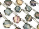 マルチカラーフローライト フラワーカット 10〜11mm【1連販売】▽ フローライト フルオライト 蛍石 Fluorite 連売り 天然石 ビーズ パワーストー...