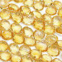 シトリン マロンカット 7〜9mm【1連販売】▽ シトリントパーズ 黄水晶 Citrine 11月の誕生石 しずく 雫 連売り 天然石 ビーズ パワーストーン ...