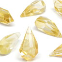 【粒販売】シトリン ラフドロップカット 12～15mm【2粒販売】▽ シトリントパーズ 黄水晶 Citrine 11月の誕生石 しずく 雫 粒売り 天然石 ビーズ パワーストーン パーツ アクセサリー 素材 材料