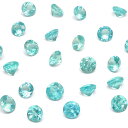 マダガスカル産 アパタイト コインファセットカット ルース 4mm【2コ販売】▽ 燐灰石 Apatite 裸石 ラウンドカット 粒売り 天然石 ビーズ パワース...