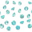 マダガスカル産 アパタイト コインファセットカット ルース 4mm【2コ販売】▽ 燐灰石 Apatite 裸石 ラウンドカット 粒売り 天然石 ビーズ パワーストーン パーツ アクセサリー 素材 材料 1,070円