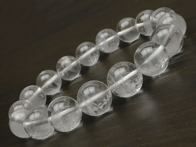 幻影水晶(ファントムクリスタル) 丸玉ブレス 12mm No.9【1点もの】▽ ファントムクォーツ 天然クリスタル 水晶 本水晶 ロッククリスタル 水精 石英 ...