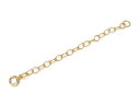 14KGF アジャスター CZチャーム付【1コ販売】▽ パーツ アクセサリー クラフト 金具 USA製 14Kゴールドフィルド 14金ゴールドフィルド 14K ...