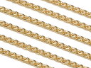 14KGF ウィートチェーン 1mm【10cm販売】▽ パーツ アクセサリー クラフト 金具 USA製 14Kゴールドフィルド 14金ゴールドフィルド 14K ...