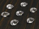 天然水晶 クリスタルクォーツ ペアシェイプファセットカット ルース 8×5mm【10コ販売】▽ クリスタル 水晶 本水晶 ロッククリスタル 水精 石英 Crys...