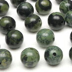 【粒販売】カンババジャスパー 丸玉 8mm【10粒販売】▽ グリーンジャスパー ストロマトライト 碧玉 Jasper ラウンド 丸ビーズ 粒売り 天然石 ビーズ パワーストーン パーツ アクセサリー 素材 材料