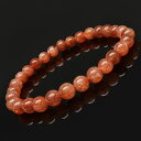 サンストーン 丸玉ブレス 6mm【1コ販売】▽ ヘリオライト 日長石 Sunstone ブレスレット 数珠 ラウンド 天然石 ビーズ パワーストーン パーツ ア...