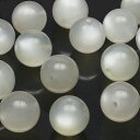 【粒販売】ホワイトムーンストーン 丸玉 8mm【4粒販売】▽ ムーンストーン 月長石 フェルドスパー Moonstone 6月の誕生石 ラウンド 丸ビーズ 粒売...