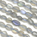 ラブラドライト ナゲット 3〜9mm【1連販売】▽ ラブラドレッセンス 曹灰長石 Labradorite タンブル 連売り 天然石 ビーズ パワーストーン パー...