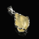 リビアンデザートグラス ペンダントトップ No.41▽ リビアングラス リビアンガラス リビアガラス 隕石 天然ガラス Libyan glass ペンダント シルバー 天然石 ビーズ パワーストーン パーツ アクセサリー 素材 材料