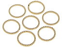 14KGF ツイストリング 太さ 0.76mm×サイズ 8mm【2コ販売】