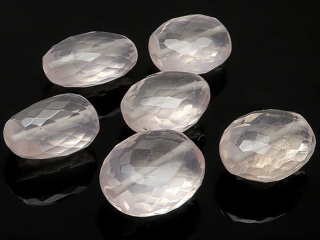 マダガスカル産 ローズクォーツ ナゲットカット 13～14mm［プレミアムカット］▽ 紅水晶 バラ石英 Rose quartz 10月の誕生石 タンブル 粒売り 天然石 ビーズ パワーストーン パーツ アクセサリー 素材 材料