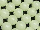 ルミナスストーン 丸玉 10mm【1連販売】▽ 夜光石 蓄光石 発光石 光る石 Luminous stone ラウンド 丸ビーズ 連売り 天然石 ビーズ パワー...