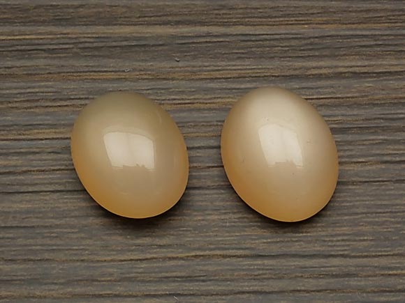 ピーチムーンストーン カボション No.13【1点もの】▽ オレンジムーンストーン ピンクムーンストーン 月長石 Moonstone 6月の誕生石 ルース 粒売...