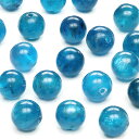 【粒販売】マダガスカル産 ブルーアパタイト 丸玉 7mm【4粒販売】▽ アパタイト 燐灰石 Apatite ラウンド 丸ビーズ 粒売り 天然石 ビーズ パワース...