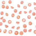 ペルー産 インカローズ コインファセットカット ルース 3mm【3コ販売】▽ ロードクロサイト 菱マンガン鉱 Incarose Rhodochrosite 裸石...
