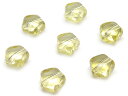 【粒販売】レモンクォーツ スター 8mm【4粒販売】▽ レモン水晶 硫黄水晶 Lemon quartz 粒売り 天然石 ビーズ パワーストーン パーツ アクセサ...