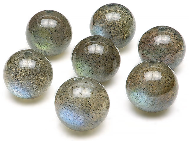 【粒販売】ラブラドライト 丸玉 11mm No.2【2粒販売】▽ ラブラドレッセンス 曹灰長石 Labradorite ラウンド 丸ビーズ 粒売り 天然石 ビーズ パワーストーン パーツ アクセサリー 素材 材料