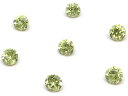 ペリドット コインファセットカット ルース 3mm▽ ペリドート イブニングエメラルド オリビン 橄欖石 Peridot 8月の誕生石 裸石 ラウンドカット 粒売り 天然石 ビーズ パワーストーン パーツ アクセサリー 素材 材料