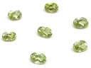 ペリドット オーバルファセットカット ルース 4×3mm▽ ペリドート イブニングエメラルド オリビン 橄欖石 Peridot 8月の誕生石 裸石 粒売り 天然石 ビーズ パワーストーン パーツ アクセサリー 素材 材料