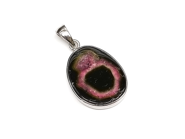 ウォーターメロントルマリン ペンダントトップ No.75【1点もの】▽ バイカラー トルマリン 電気石 Tourmaline 10月の誕生石 ペンダント シルバ...