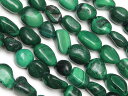 マラカイト ナゲット 5～10mm No.2▽ 孔雀石 Malachite タンブル 連売り 天然石 ビーズ パワーストーン パーツ アクセサリー 素材 材料