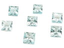 スカイブルートパーズ スクエアファセットカット 6mm▽ トパーズ ブルートパーズ Topaz 11月の誕生石 粒売り 天然石 ビーズ パワーストーン パーツ アクセサリー 素材 材料