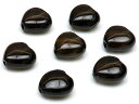 【粒販売】スモーキークォーツ ハート 10mm【10粒販売】▽ 煙水晶 Smoky quartz 粒売り 天然石 ビーズ パワーストーン パーツ アクセサリー ...
