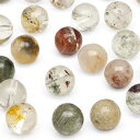 【粒販売】ガーデンクォーツ 丸玉 6mm【10粒販売】▽ 庭園水晶 苔入り水晶 ガーデン水晶 クリスタル Garden quartz ラウンド 丸ビーズ 粒売り...