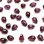 【粒販売】インド産 ロードライトガーネット ドロップ 5mm【6粒販売】▽ パープルガーネット パイロープ アルマンディン 1月の誕生石 柘榴石 ざくろ石 Garnet しずく 雫 粒売り 天然石 ビーズ パワーストーン パーツ アクセサリー 素材 材料 650円