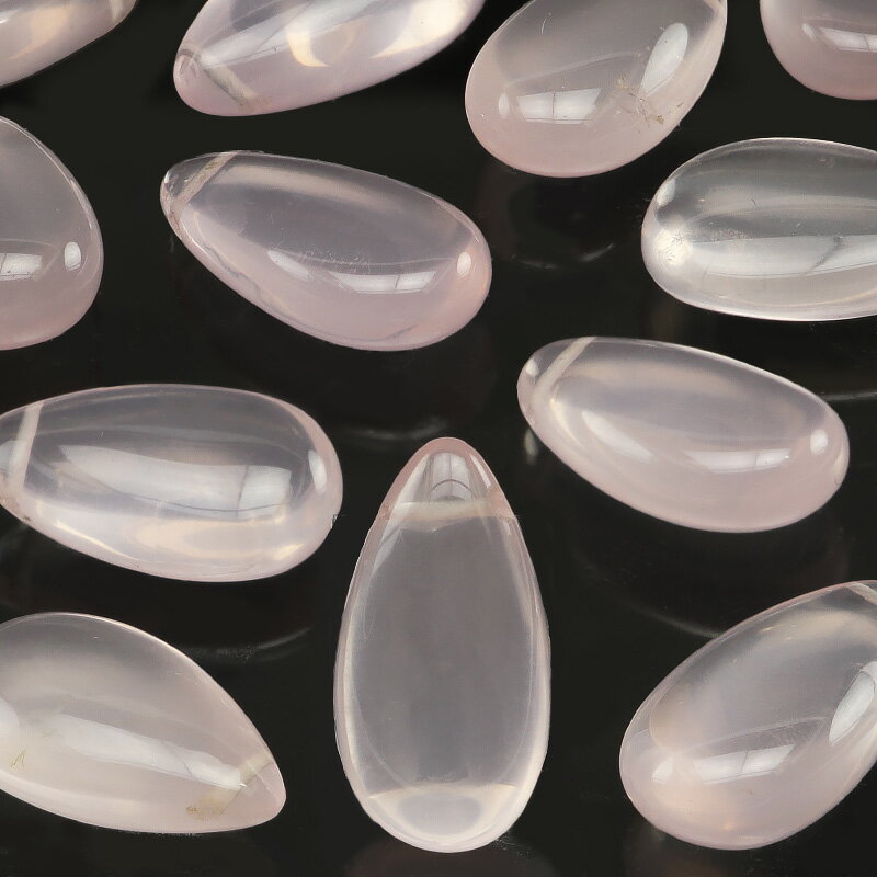 【粒販売】マダガスカル産 スターローズクォーツ ペアシェイプ 14〜15mm【2粒販売】▽ 紅水晶 バラ石英 Rose quartz 10月の誕生石 しずく 雫...