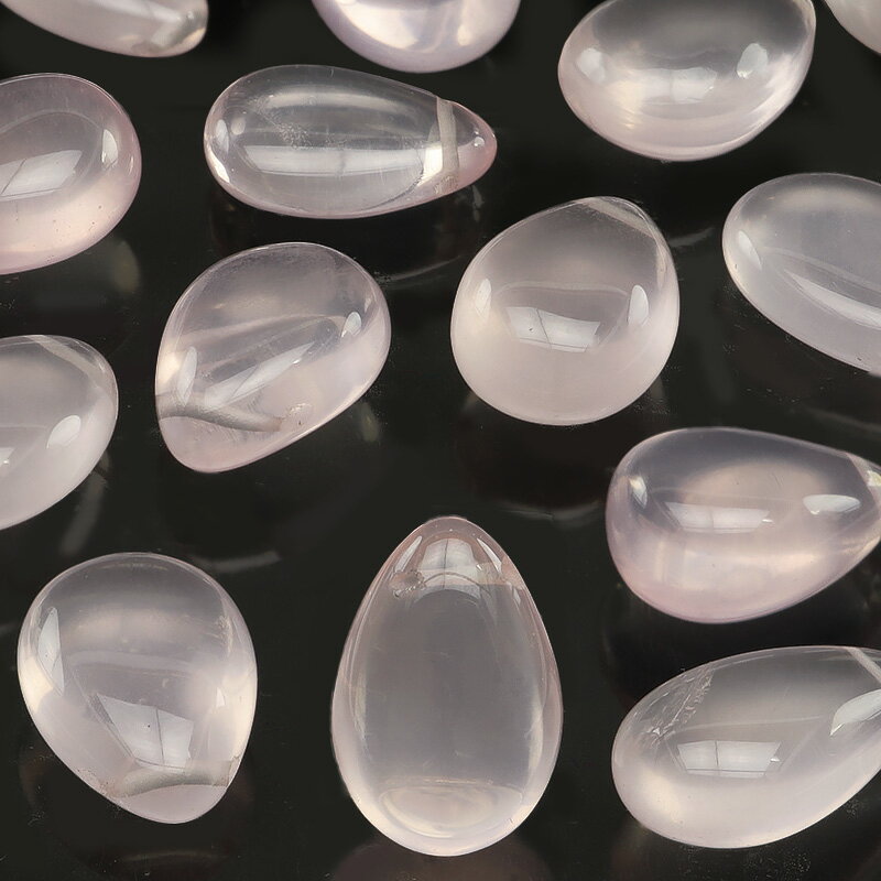 【粒販売】マダガスカル産 スターローズクォーツ ペアシェイプ 12mm【2粒販売】▽ 紅水晶 バラ石英 Rose quartz 10月の誕生石 しずく 雫 粒売...