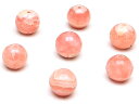 【粒販売】アルゼンチン産 インカローズ 丸玉 7mm【3粒販売】▽ ロードクロサイト 菱マンガン鉱 Incarose Rhodochrosite ラウンド 丸ビーズ 粒売り 天然石 ビーズ パワーストーン パーツ アクセサリー 素材 材料