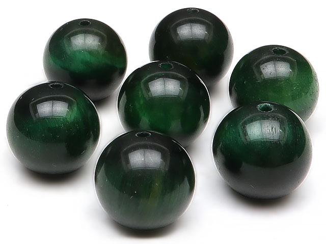 【粒販売】グリーンタイガーアイ 丸玉 12mm【7粒販売】▽ タイガーズアイ 虎目石 Tiger's eye ラウンド 丸ビーズ 粒売り 天然石 ビーズ パワーストーン パーツ アクセサリー 素材 材料 1