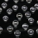 ブラジル産 天然水晶 クリスタルクォーツ コイン カボション 5mm【10コ販売】▽ クリスタル 水晶 本水晶 ロッククリスタル 水精 石英 Crystal q...