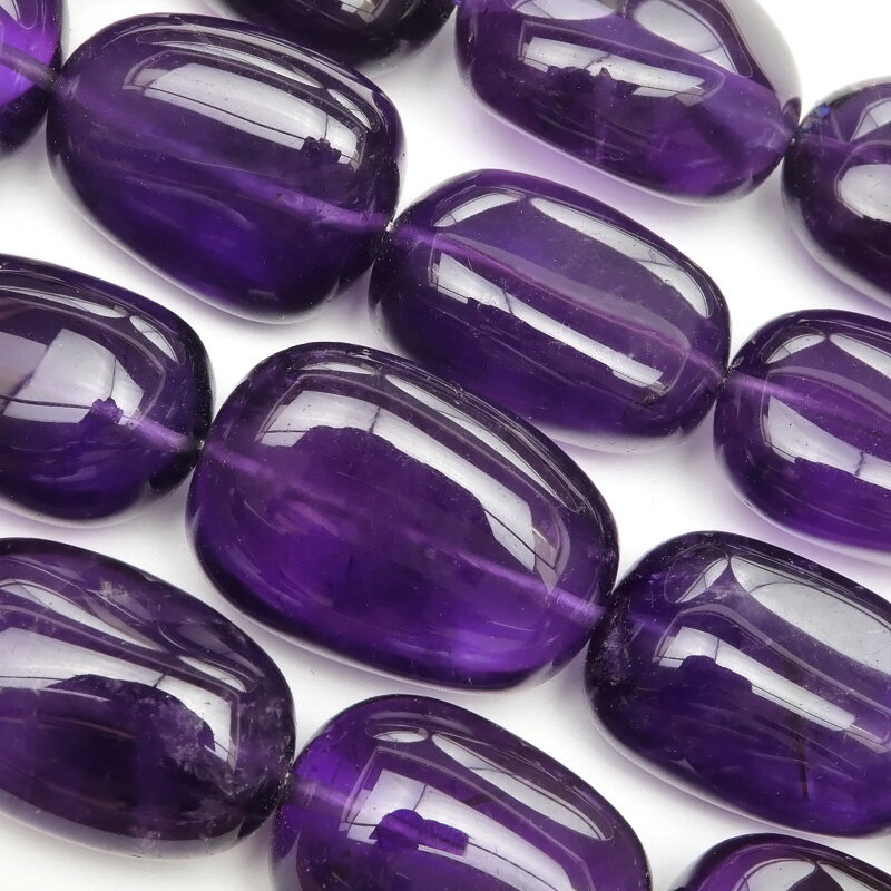 アメジスト ナゲット 10〜20mm【1連販売】▽ アメシスト 紫水晶 Amethyst 2月の誕生石 タンブル 連売り 天然石 ビーズ パワーストーン パーツ...