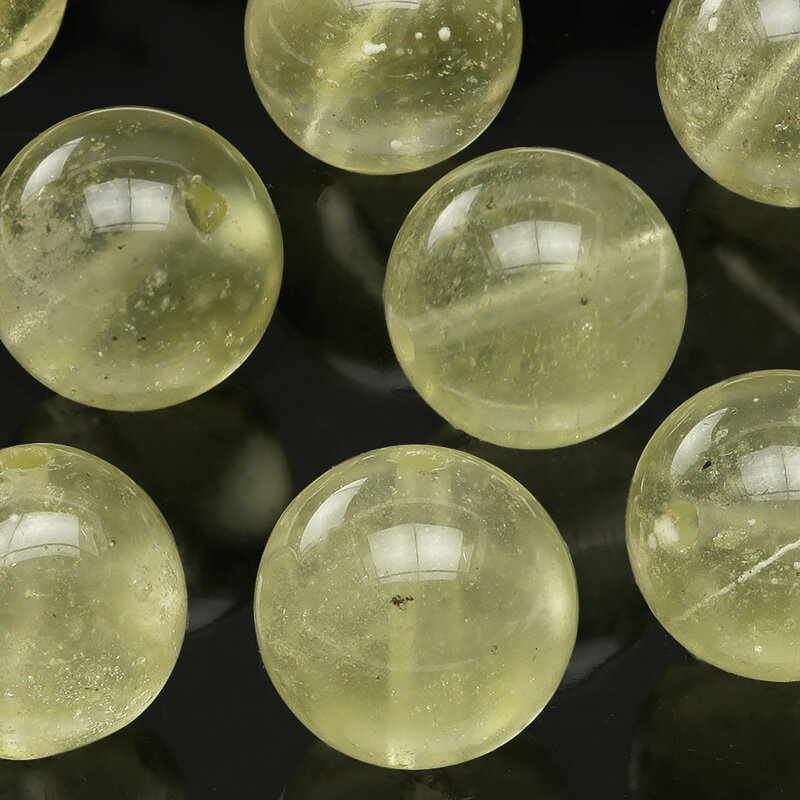 【粒販売】リビアンデザートグラス 丸玉 11mm【1粒販売】▽ リビアングラス リビアンガラス リビアガラス 隕石 天然ガラス Libyan glass ラウン...