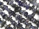 アイオライト チップ 4〜15mm【1連販売】▽ コーディエライト ダイクロアイト 菫青石 Iolite 9月の誕生石 さざれ 連売り 天然石 ビーズ パワース...