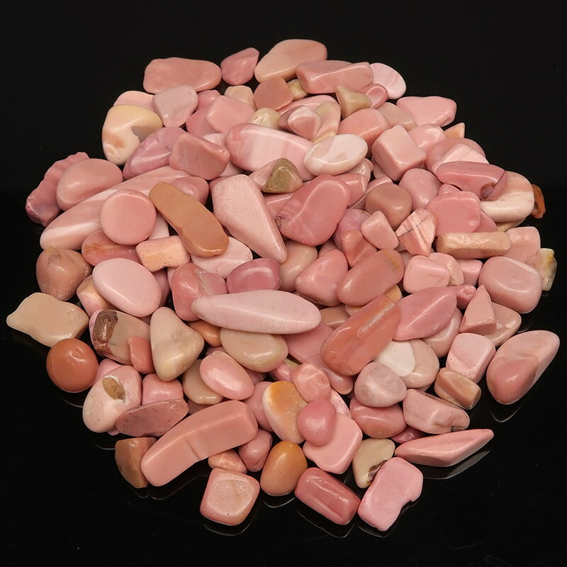 オーストラリア産 ピンクオパール チップ(さざれ)【80g】▽ オパール キューピッドストーン 蛋白石 Opal 10月の誕生石 さざれ石 天然石 ビーズ パワ...
