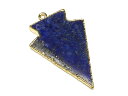 【粒販売】ラピスラズリ チャーム【1コ販売】▽ ラズライト 瑠璃 青金石 Lapis lazuli 12月の誕生石 チャームパーツ パーツ 天然石 ビーズ パワ...