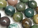 インディアンアゲート 丸玉 12mm【1連販売】▽ メノウ アゲット ファンシージャスパー 瑪瑙 Agate ラウンド 丸ビーズ 連売り 連売り 天然石 ビーズ パワーストーン パーツ アクセサリー 素材 材料