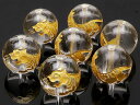 【粒販売】白虎 金色彫刻 クリスタル 丸玉 12mm【2粒販売】▽ クリスタル 水晶 本水晶 ロッククリスタル 水精 石英 Crystal quartz 4月の...