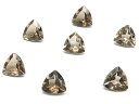 スモーキークォーツ トリリアントファセットカット ルース 6mm【10コ販売】▽ 煙水晶 Smoky quartz 裸石 粒売り 天然石 ビーズ パワーストーン パーツ アクセサリー 素材 材料