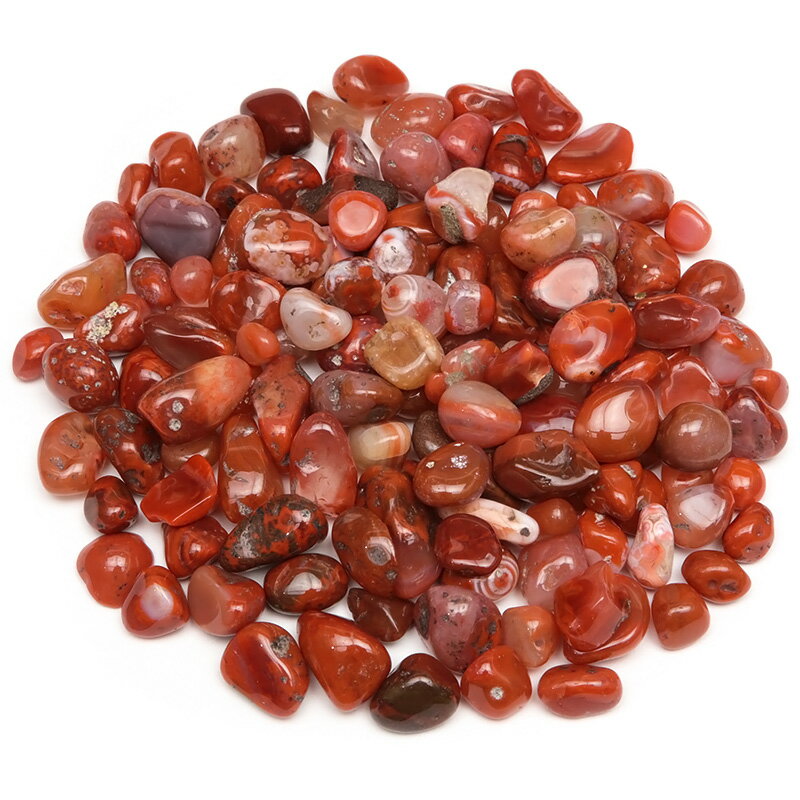 ミックスカーネリアン チップ(さざれ)【80g】▽ アゲート カルセドニー 紅玉髄 7月の誕生石 Cornelian さざれ石 天然石 ビーズ パワーストーン ...